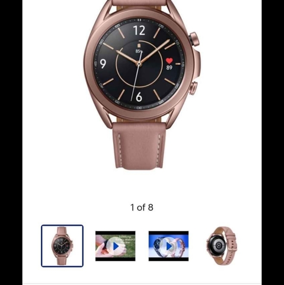 Samsung watch rose gold. Had screen protector on watch face since day 1. - Picture 2 of 4